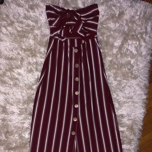 Striped boutique dress -bought in Florence, Italy!